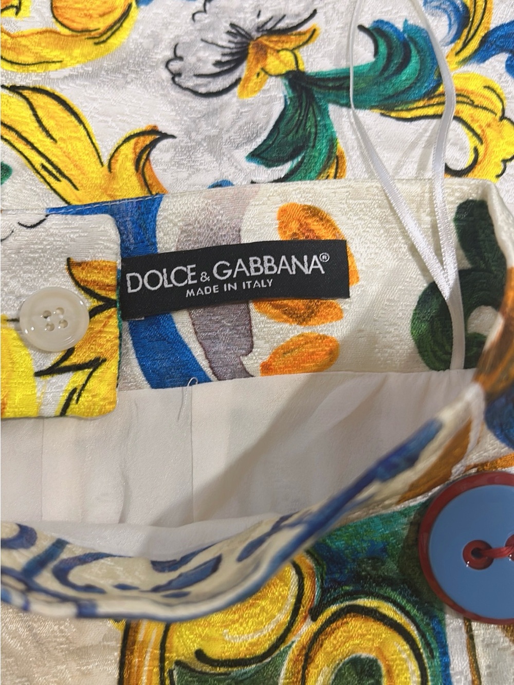 Dolce & Gabbana Printed A-Line Skirt - Picture 3 of 4